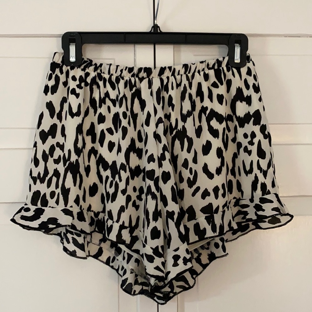 Leopard Print Shorts